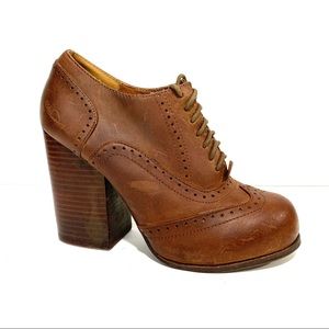 Jeffrey Campbell Brown Leather Heels